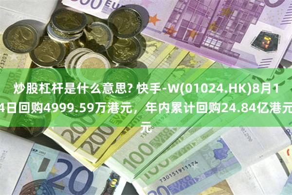 炒股杠杆是什么意思? 快手-W(01024.HK)8月14日回购4999.59万港元，年内累计回购24.84亿港元