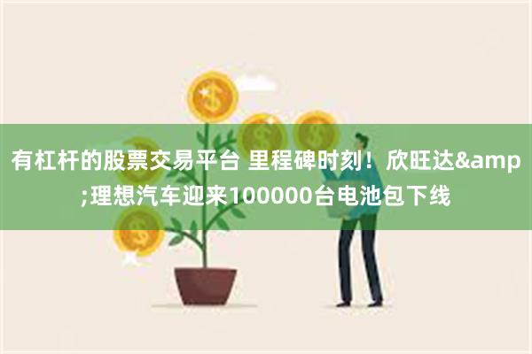 有杠杆的股票交易平台 里程碑时刻！欣旺达&理想汽车迎来100000台电池包下线