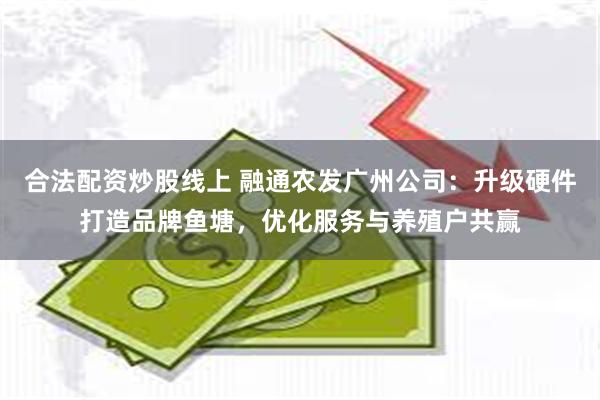 合法配资炒股线上 融通农发广州公司：升级硬件打造品牌鱼塘，优化服务与养殖户共赢