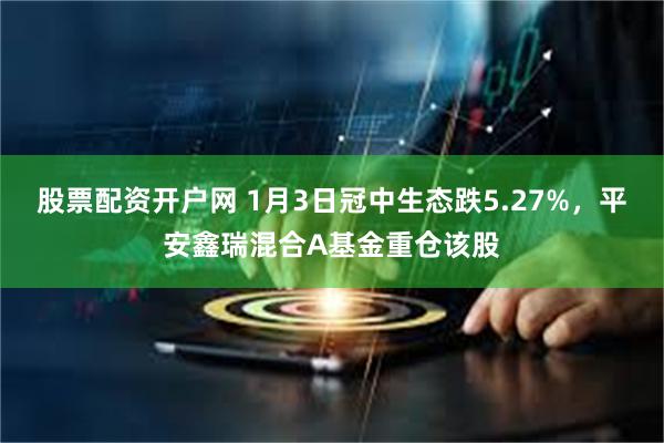 股票配资开户网 1月3日冠中生态跌5.27%，平安鑫瑞混合A基金重仓该股